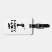 Glücklicher Arbeitstag Gepäckanhänger (Vorderseite horizontal)