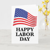 Glücklicher Arbeitstag Karte (Gelbe Blume)