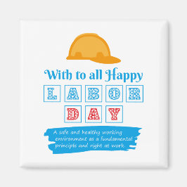 Glücklicher Arbeitstag Magnet