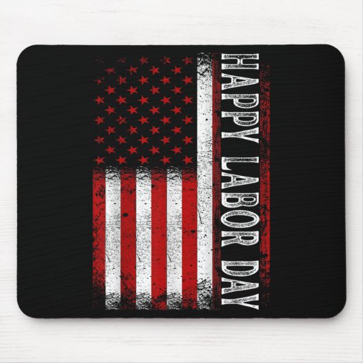 Glücklicher Arbeitstag Mousepad (Vorne)
