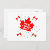 Glücklicher Arbeitstag Postkarte (Vorne/Hinten)