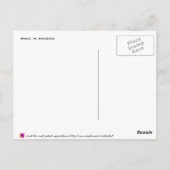 Glücklicher Arbeitstag Postkarte (Rückseite)