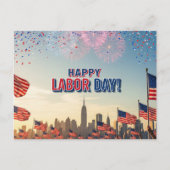 Glücklicher Arbeitstag Postkarte (Vorderseite)