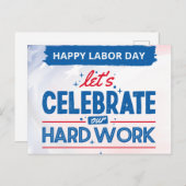 Glücklicher Arbeitstag Postkarte (Vorne/Hinten)