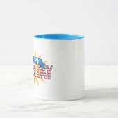 Glücklicher Arbeitstag Tasse (Zentrum)