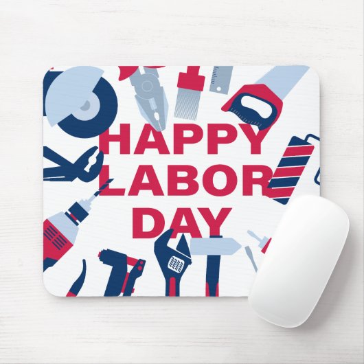 Glücklicher Arbeitstag Wochenende Mousepad (Mit Mouse)