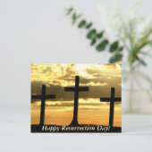 Glücklicher Auferstehungstag! Postkarte (Stehend Vorderseite)