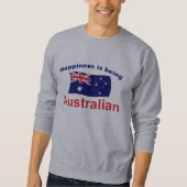 Glücklicher Australier Sweatshirt (Vorderseite)