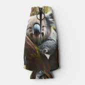 Glücklicher australischer Koala-Bär in Tree, Flasc Flaschenkühler (Rückseite)