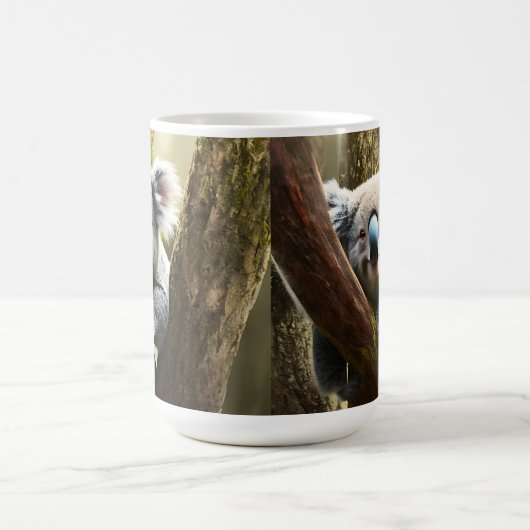 Glücklicher australischer Koala-Bär in Tree, Kaffe Kaffeetasse (Mittel)
