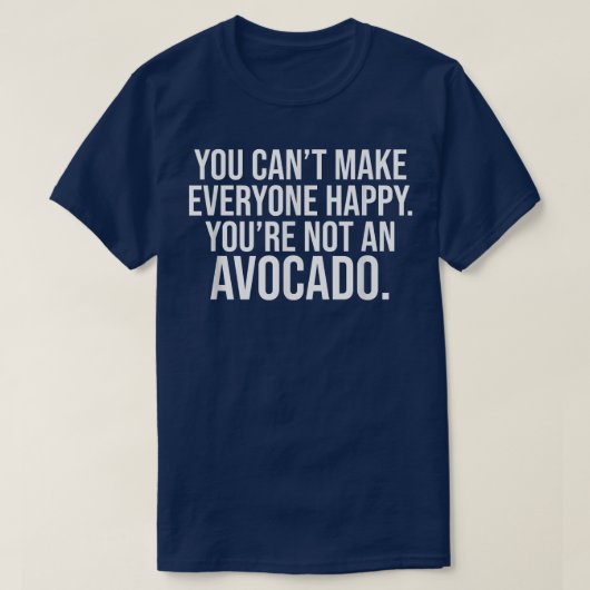 glücklicher Avocado T-Shirt (Design vorne)