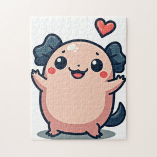 Glücklicher Axolotl Puzzle