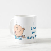 glücklicher Baby Kaffeetasse (Vorderseite Links)