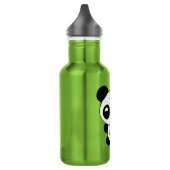 Glücklicher Baby-Panda Edelstahlflasche (Links)