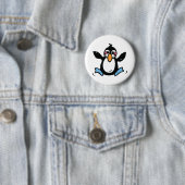 glücklicher Baby Pinguin Button (Beispiel)