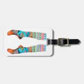 Glücklicher Ballettumbau Gepäckanhänger (Vorderseite horizontal)