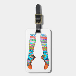 Glücklicher Ballettumbau Gepäckanhänger