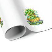 Glücklicher Bambus-Verpackungspapier Prosperitäts- Geschenkpapier (Rolleneckpunkt)