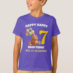 GLÜCKLICHER BÄR-GEBURTSTAG Gast Ehrengast 7. Gebur T-Shirt