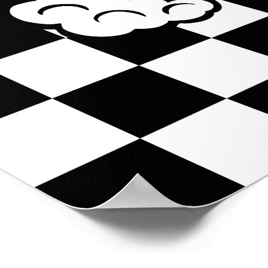 Glücklicher Bath Time Black Labrador Pet Salon Poster (Ecke)