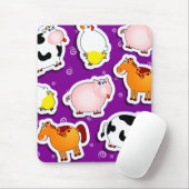 Glücklicher Bauernhofhintergrund, mousepad (Mit Mouse)