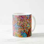 glücklicher Baum - Baum des Lebens Kaffeetasse (VorderseiteRechts)