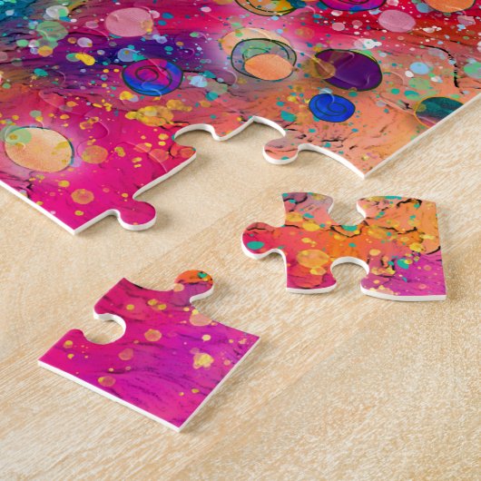 glücklicher Baum - Baum des Lebens Puzzle (Seite)