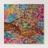 glücklicher Baum - Baum des Lebens Puzzle (Horizontal)