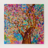 glücklicher Baum - Baum des Lebens Puzzle (Vertikal)