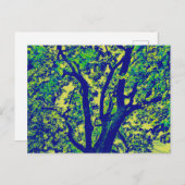 glücklicher Baum Postkarte (Vorne/Hinten)