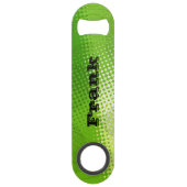 GLÜCKLICHER BEIFALL! LIMONES GRÜN. .ADD IHR Name Speed Flaschenöffner (Vorderseite)