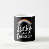 Glücklicher Berater zu sein Schule St. Patricks Da Kaffeetasse (Mittel)