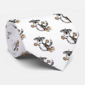 Glücklicher Bernese GebirgshundeCartoon-T - Shirt Krawatte (Gerollt)