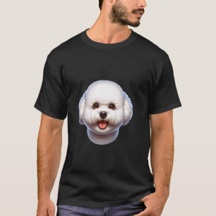 Glücklicher Bichon Frise Hundeliebhaber Süßes Welp T-Shirt