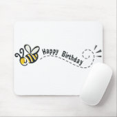 Glücklicher Bienen-Geburtstag! Mousepad (Mit Mouse)
