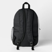 Glücklicher Bienengarten Bedruckter Rucksack (Rückseite)
