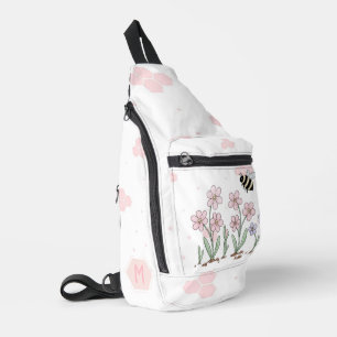 Glücklicher Bienengarten Crossbody Bag