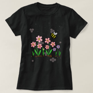 Glücklicher Bienengarten T-Shirt