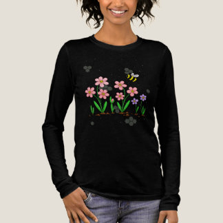 Glücklicher Bienengarten Tri-Blend Shirt