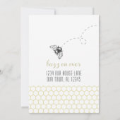 Glücklicher Bienentag! Einladung (Rückseite)