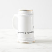 Glücklicher Bierglas (Vorderseite Links)