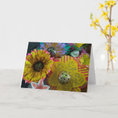 Glücklicher Big Day Pickleball Spieler! Karte (Gelbe Blume)