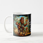 Glücklicher Bigfoot Sasquatch Frühstück Kaffee Kaffeetasse (Links)