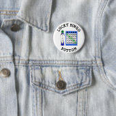 Glücklicher BINGO Knopf-blauer Karten-Knopf Button (Beispiel)