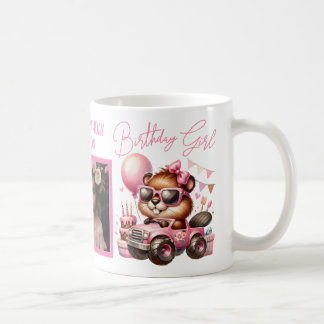 GLÜCKLICHER BIRTHDAY MÄDCHEN PINK BIAVER PERSONALI KAFFEETASSE