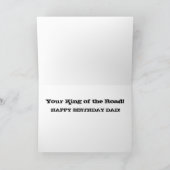 GLÜCKLICHER BIRTHDAY-VATER KARTE (Innenseite)