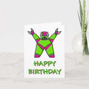 GLÜCKLICHER BIRTHTAGKÖRPER KARTE