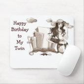 GLÜCKLICHER BIRTHTAGSISTER MOUSEPAD (Mit Mouse)