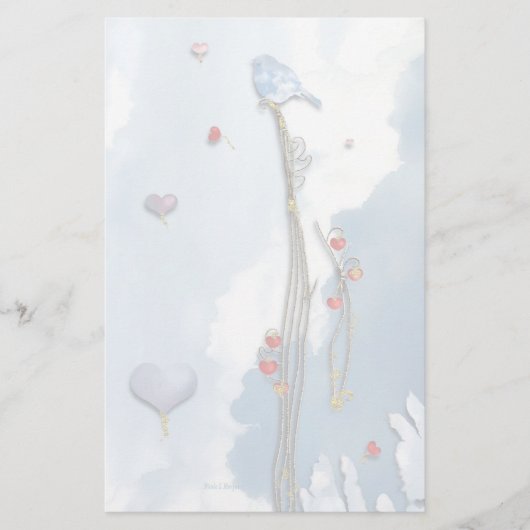 Glücklicher Bluebird! Briefpapier (Vorderseite)