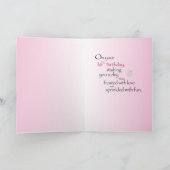 Glücklicher Bonbon-16. Geburtstag, rosa Karte für (Innenseite)